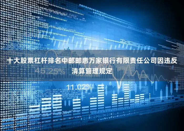 十大股票杠杆排名中邮邮惠万家银行有限责任公司因违反清算管理规定